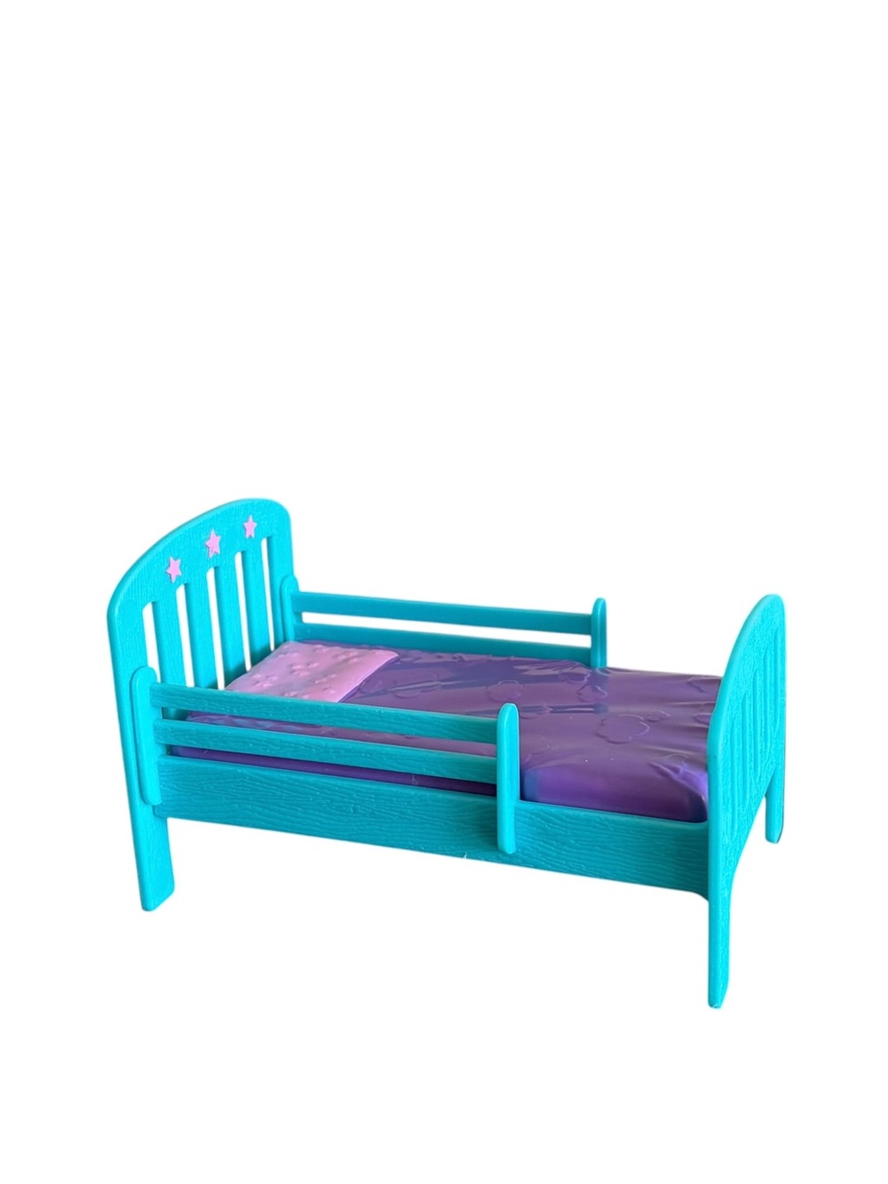 Mattel Barbie Skipper Toddler Bed Blue Purple Pink Plastic 2019 GHV88